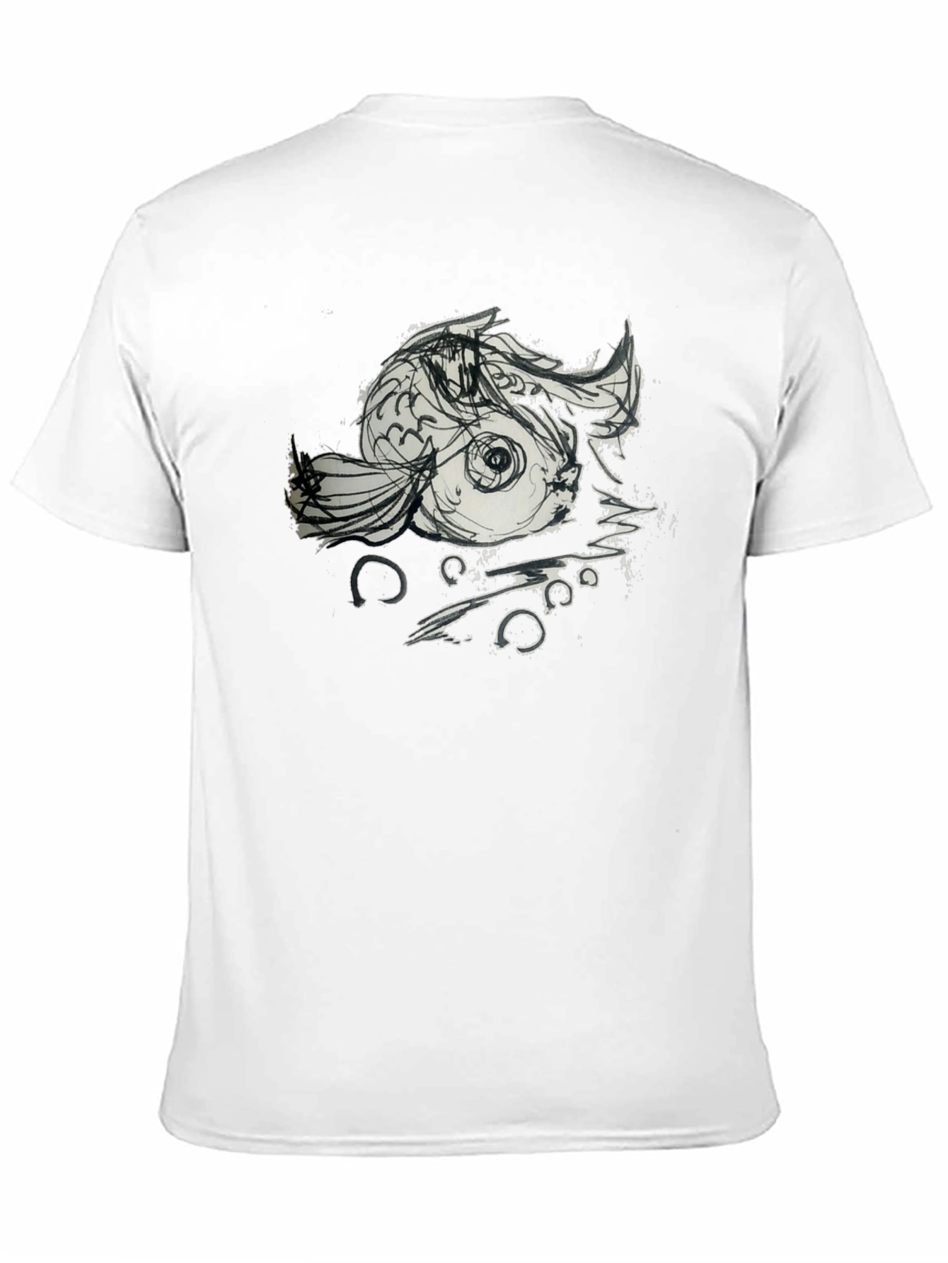 Koi Fish Graphic Tee - Unique Artistic Design