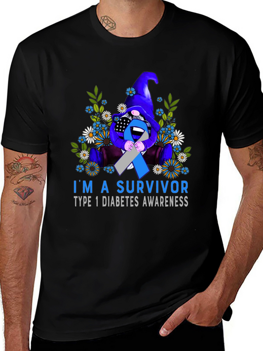 Type 1 Diabetes Awareness Survivor T-Shirt