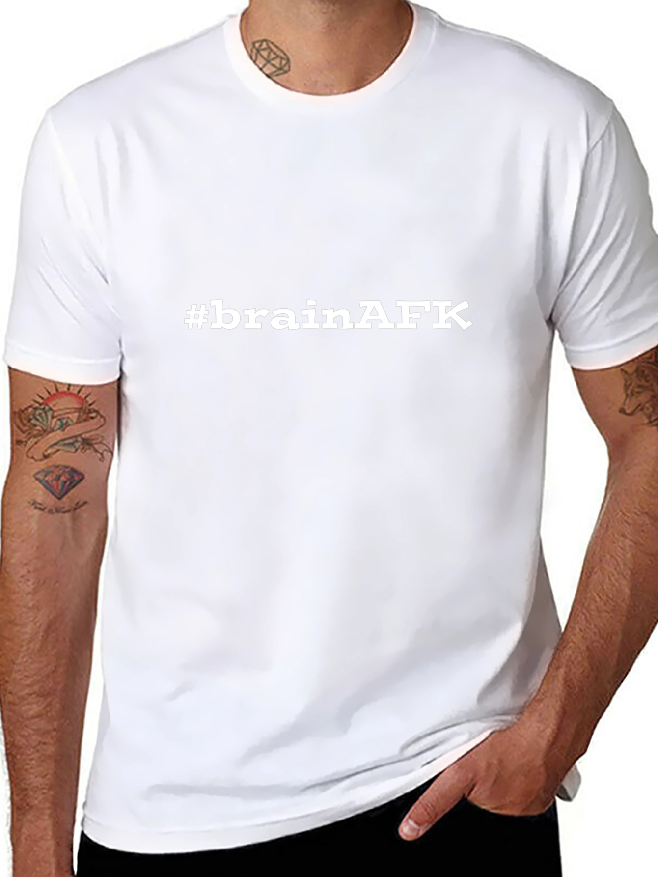#brainAFK T-Shirt - Casual Style Comfortable Fit