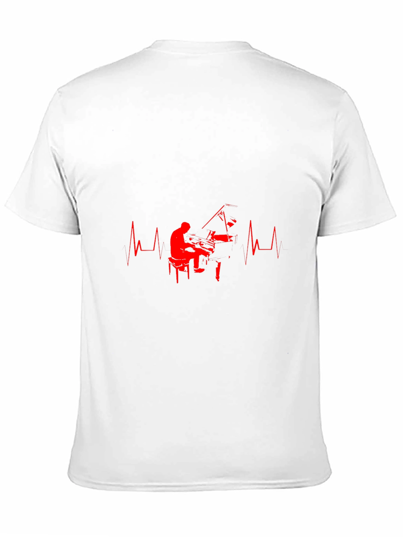 Piano Heartbeat Graphic Tee - Musicians Delight