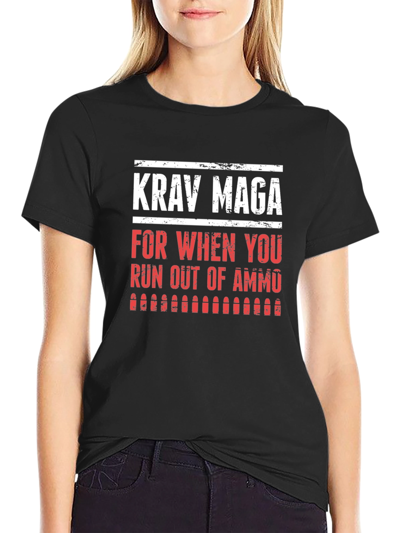 Krav Maga Out of Ammo Graphic T-Shirt