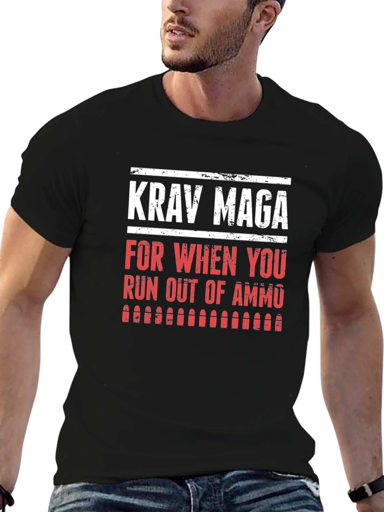 Krav Maga Out of Ammo Graphic T-Shirt