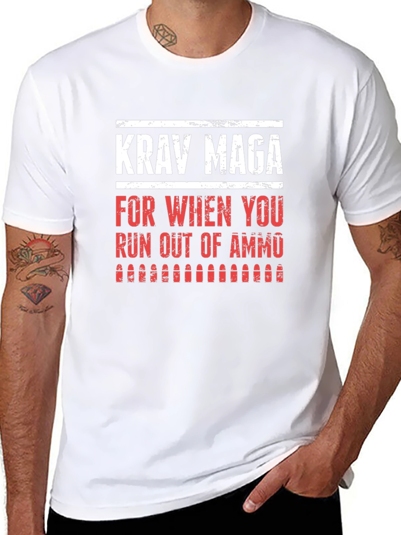 Krav Maga Out of Ammo Graphic T-Shirt