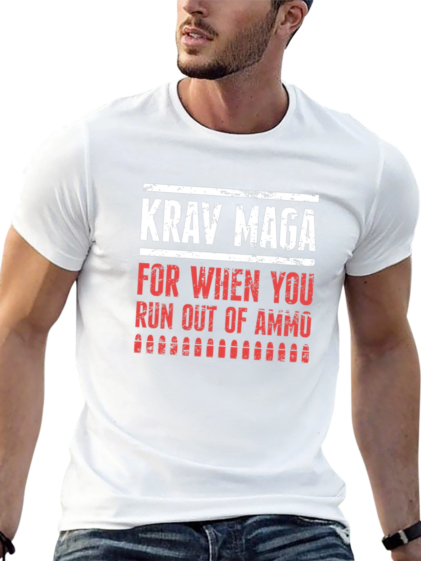 Krav Maga Out of Ammo Graphic T-Shirt