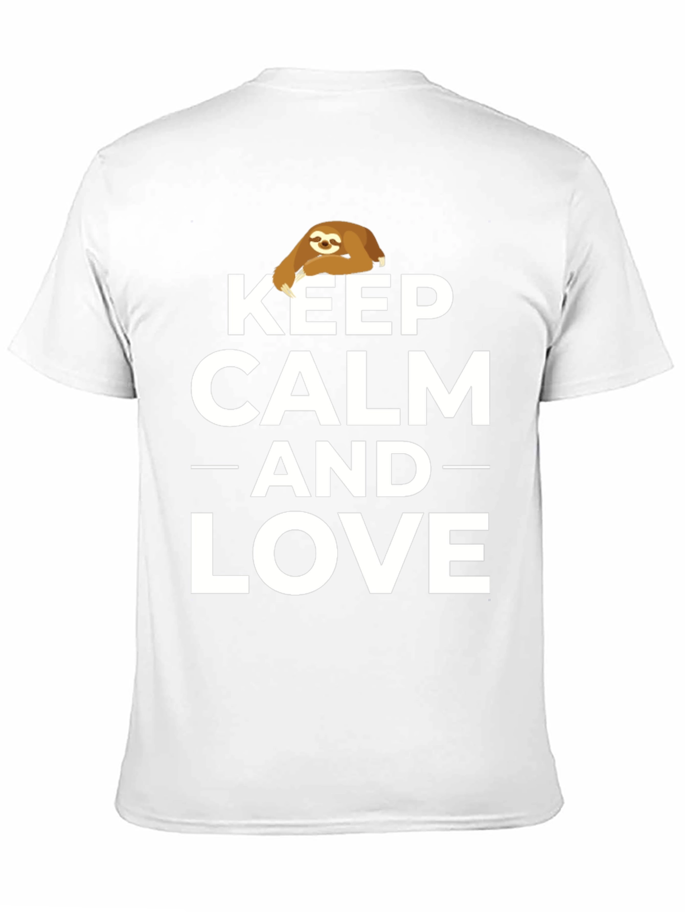 Keep Calm and Love Sloths Graphic Tee