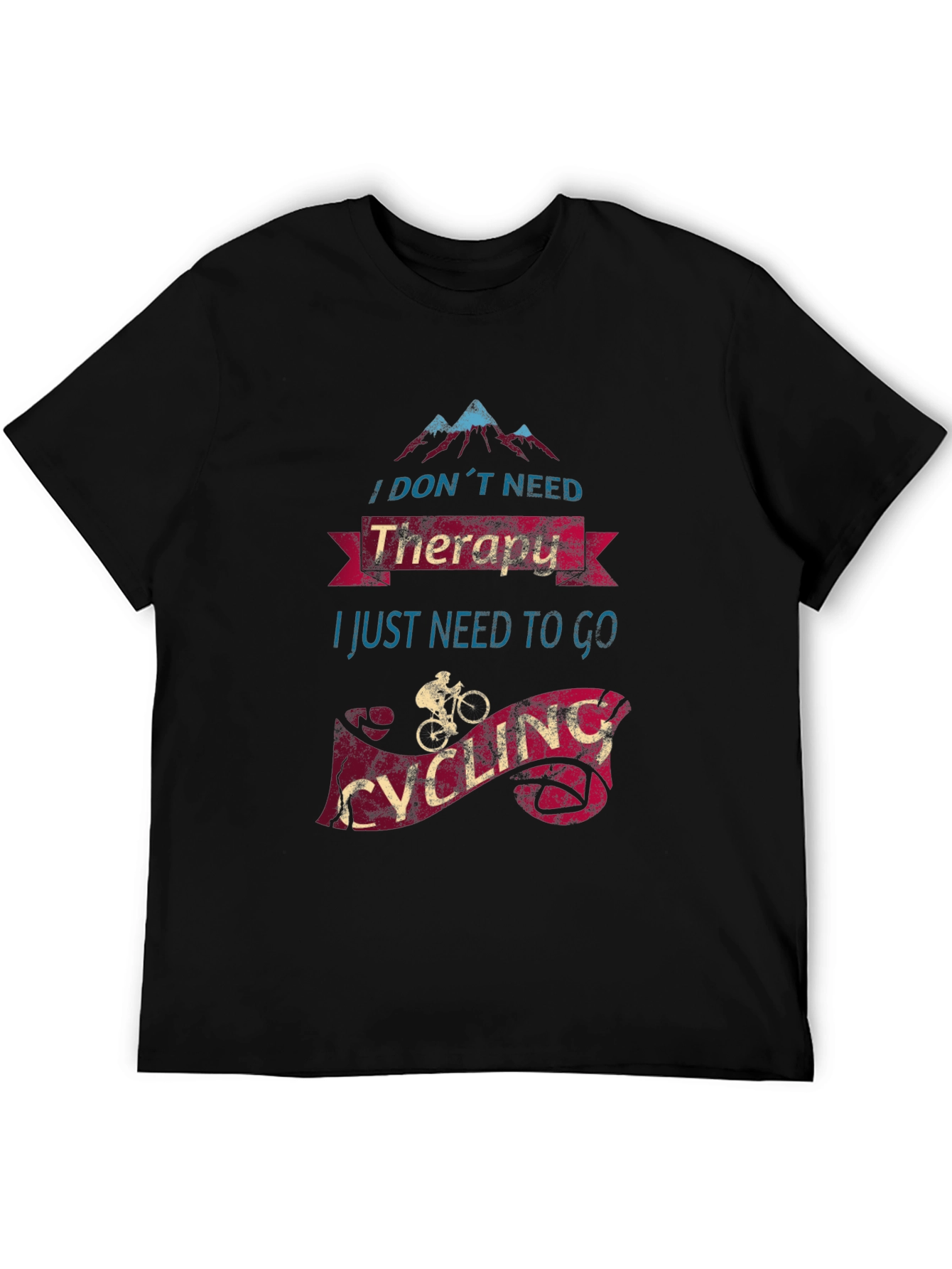 Cycling Therapy Graphic Tee - Comfort Fit