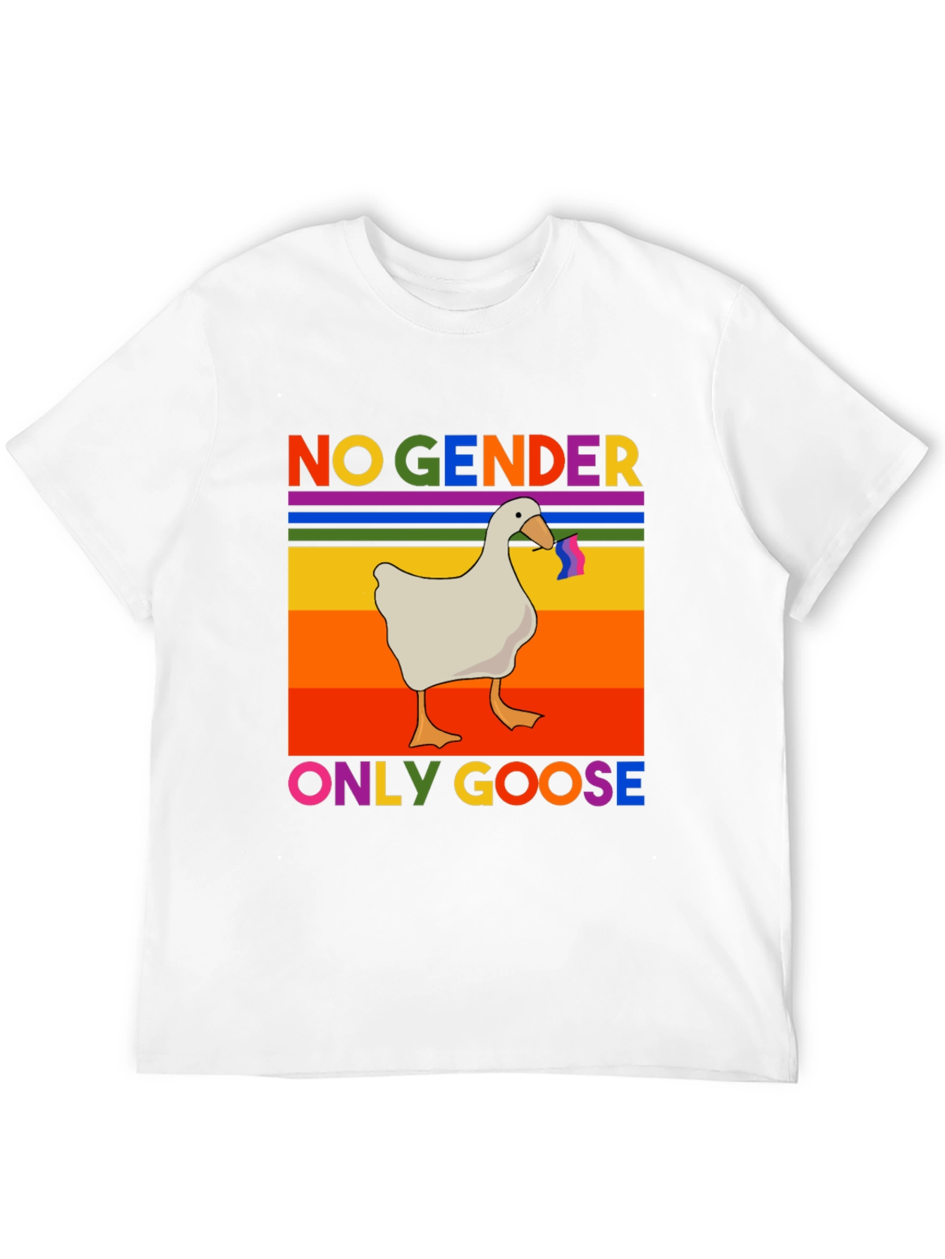 No Gender Only Goose LGBTQ Pride T-Shirt