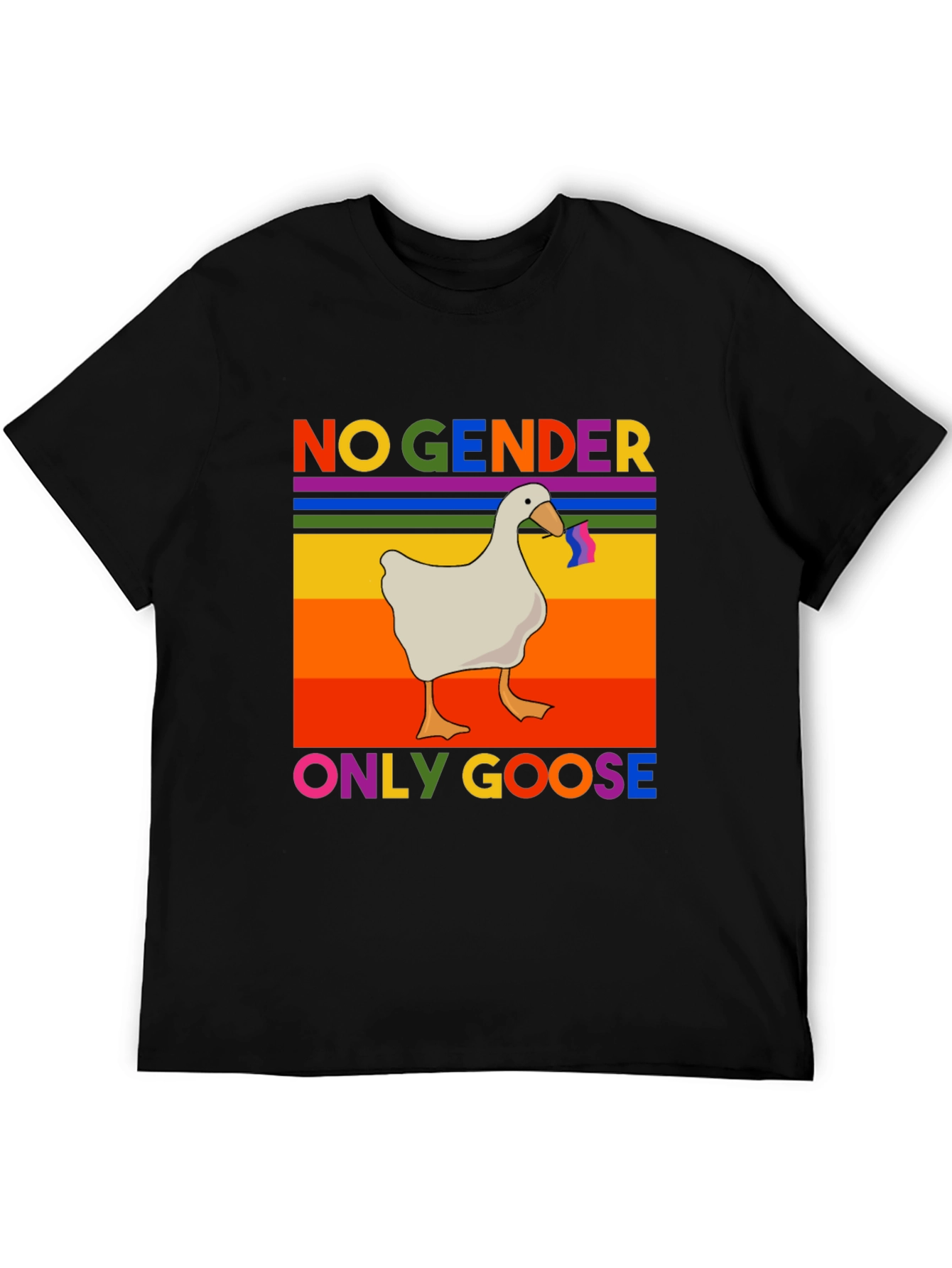 No Gender Only Goose LGBTQ Pride T-Shirt