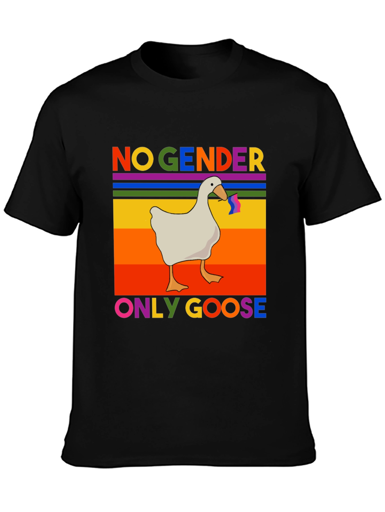 No Gender Only Goose LGBTQ Pride T-Shirt