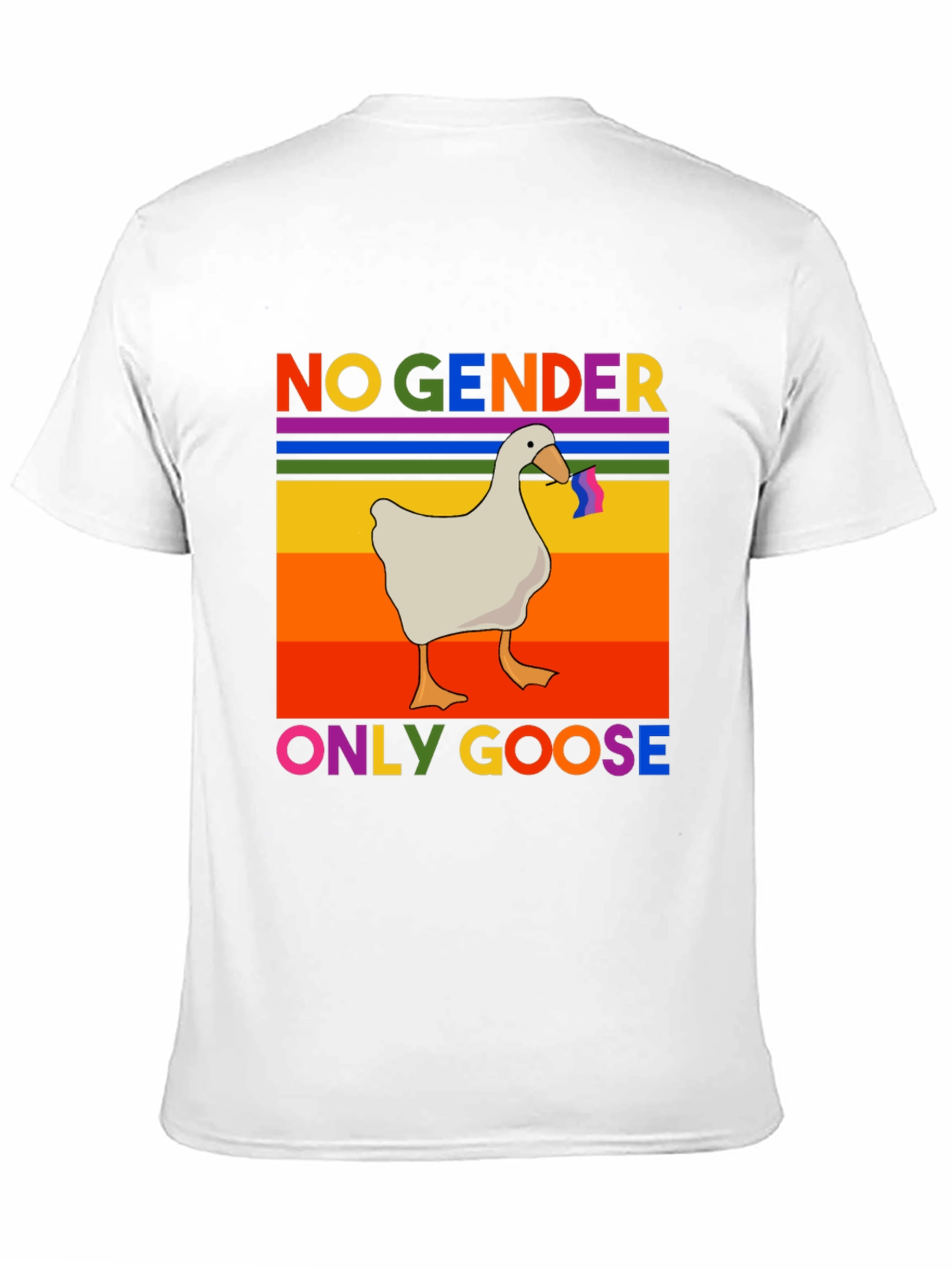 No Gender Only Goose LGBTQ Pride T-Shirt