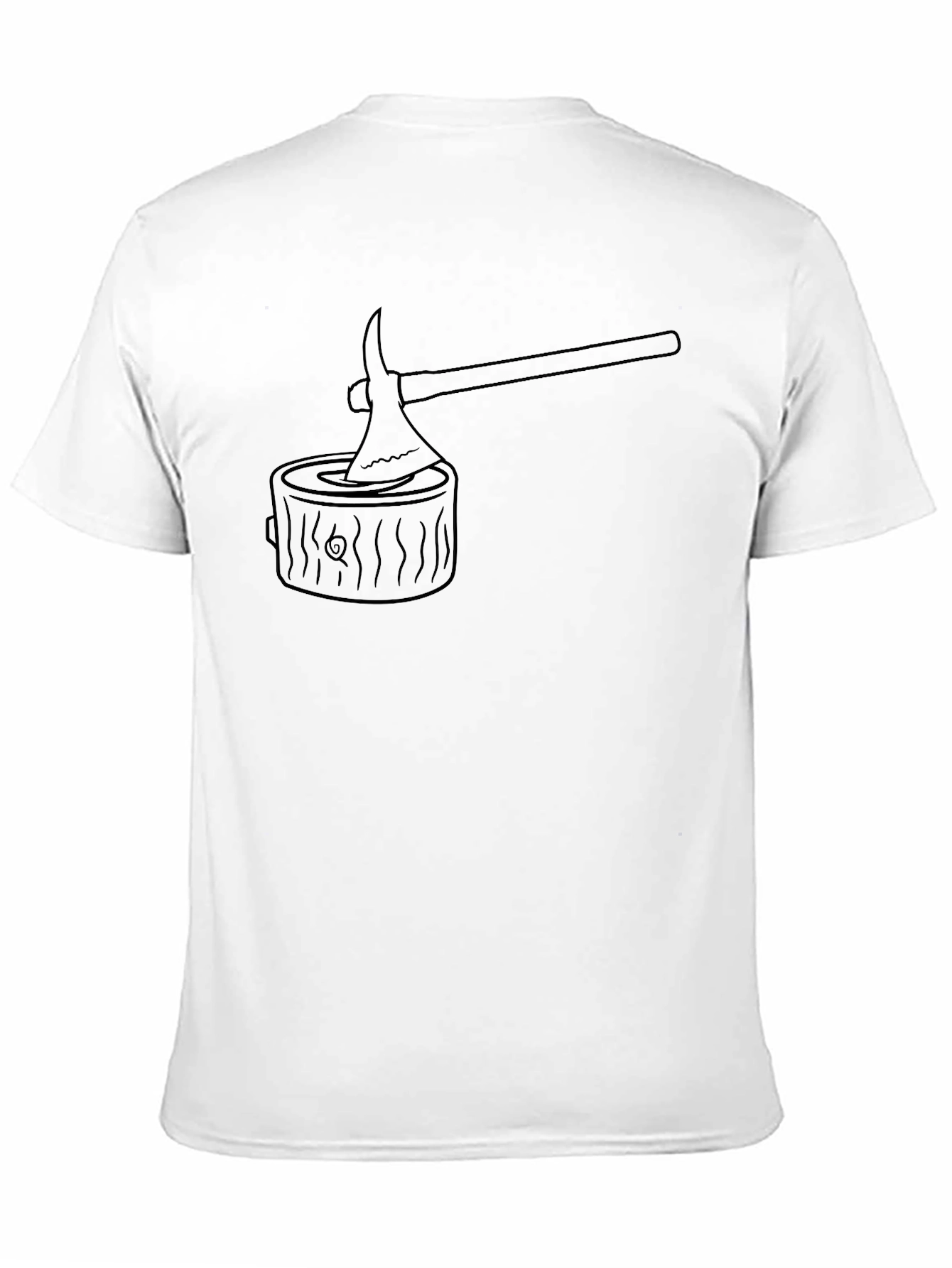 Axe in Stump Graphic Tee - Lumberjack Style