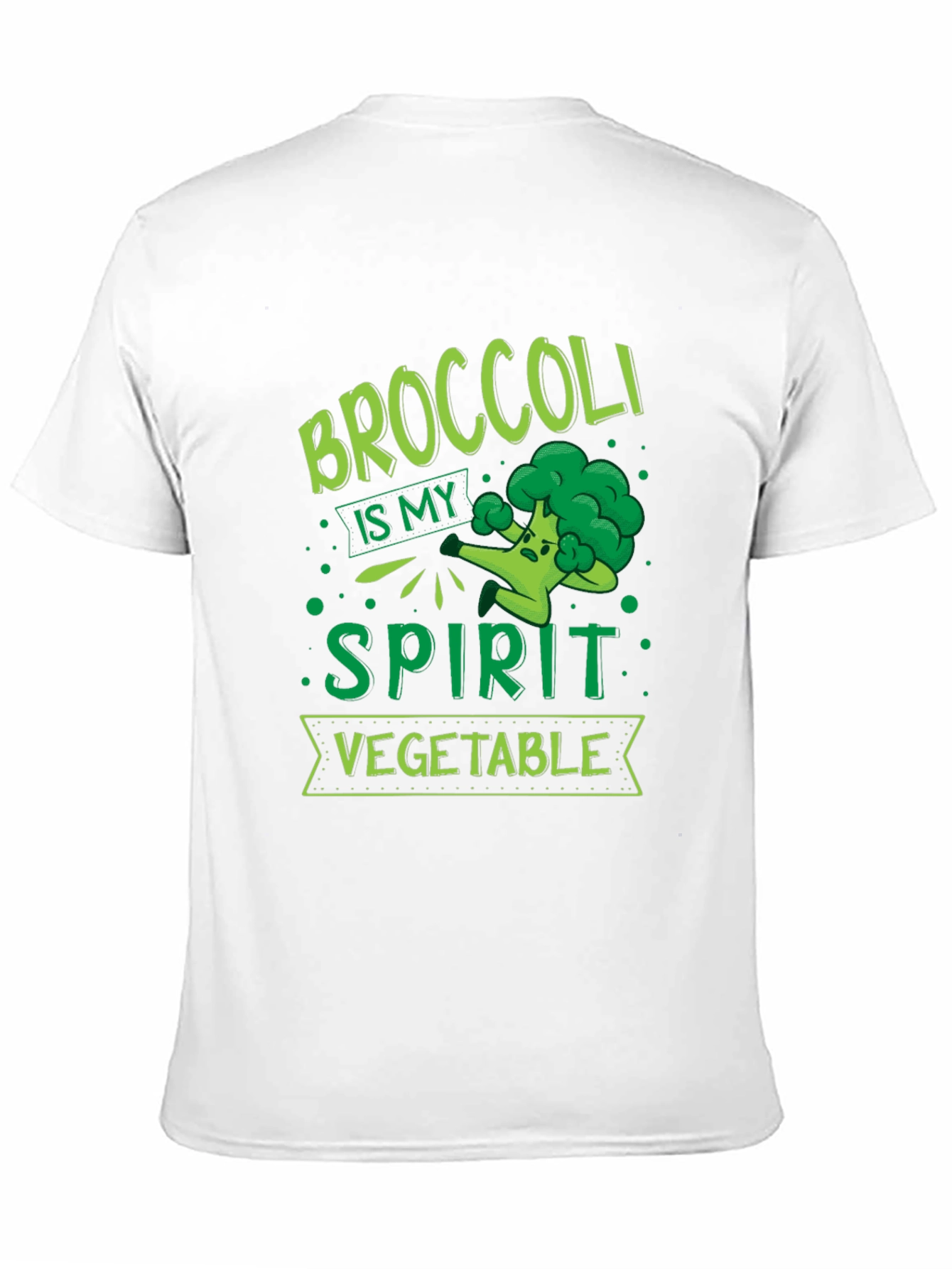 Broccoli is My Spirit Vegetable Graphic T-Shirt
