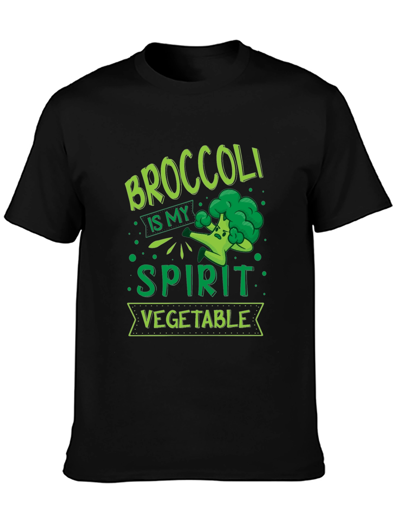 Broccoli is My Spirit Vegetable Graphic T-Shirt