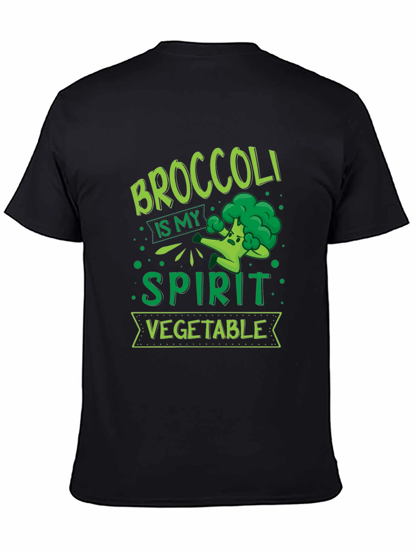 Broccoli is My Spirit Vegetable Graphic T-Shirt