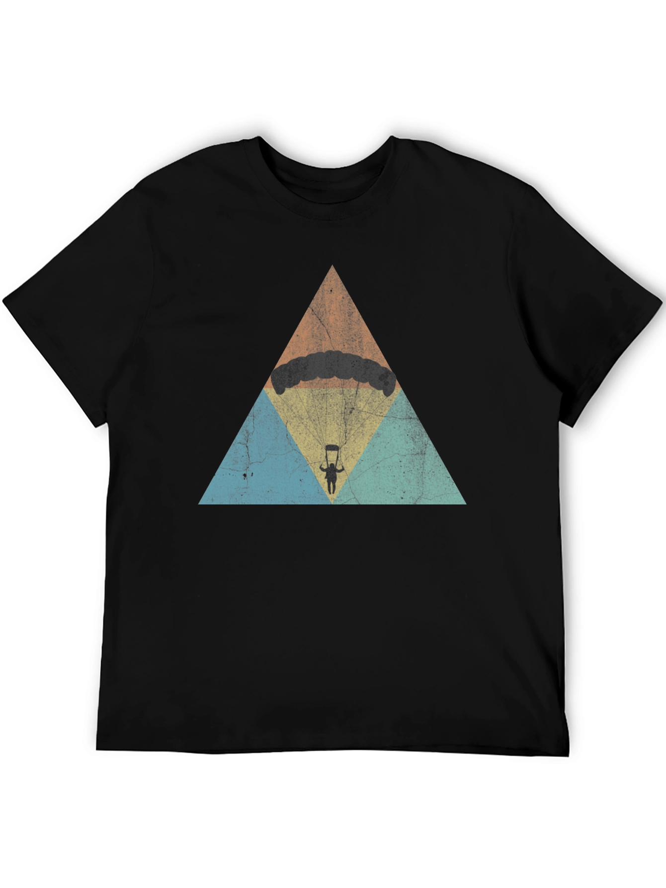Skydiving Triangle Graphic Tee - Adventure Ready!