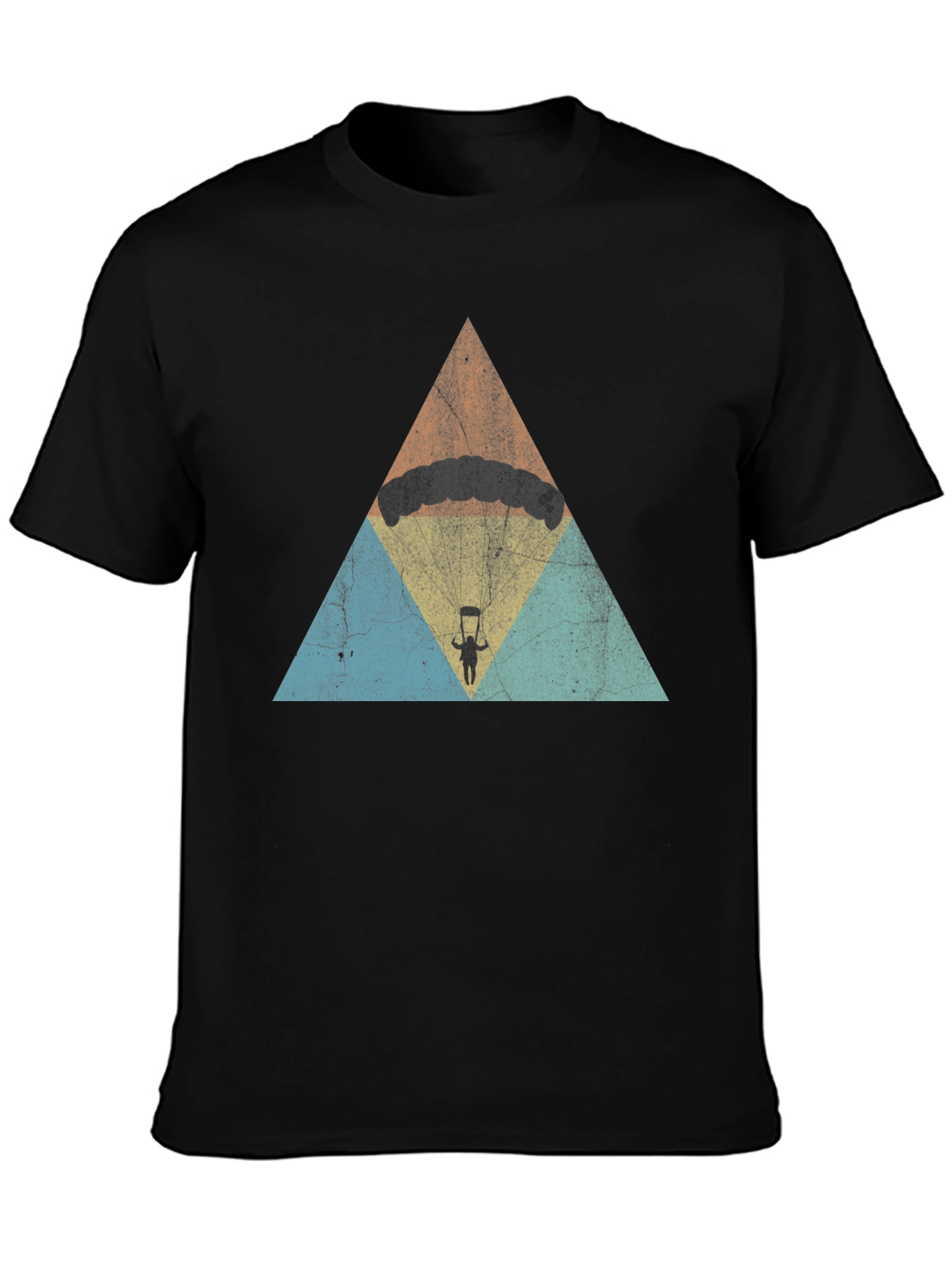 Skydiving Triangle Graphic Tee - Adventure Ready!