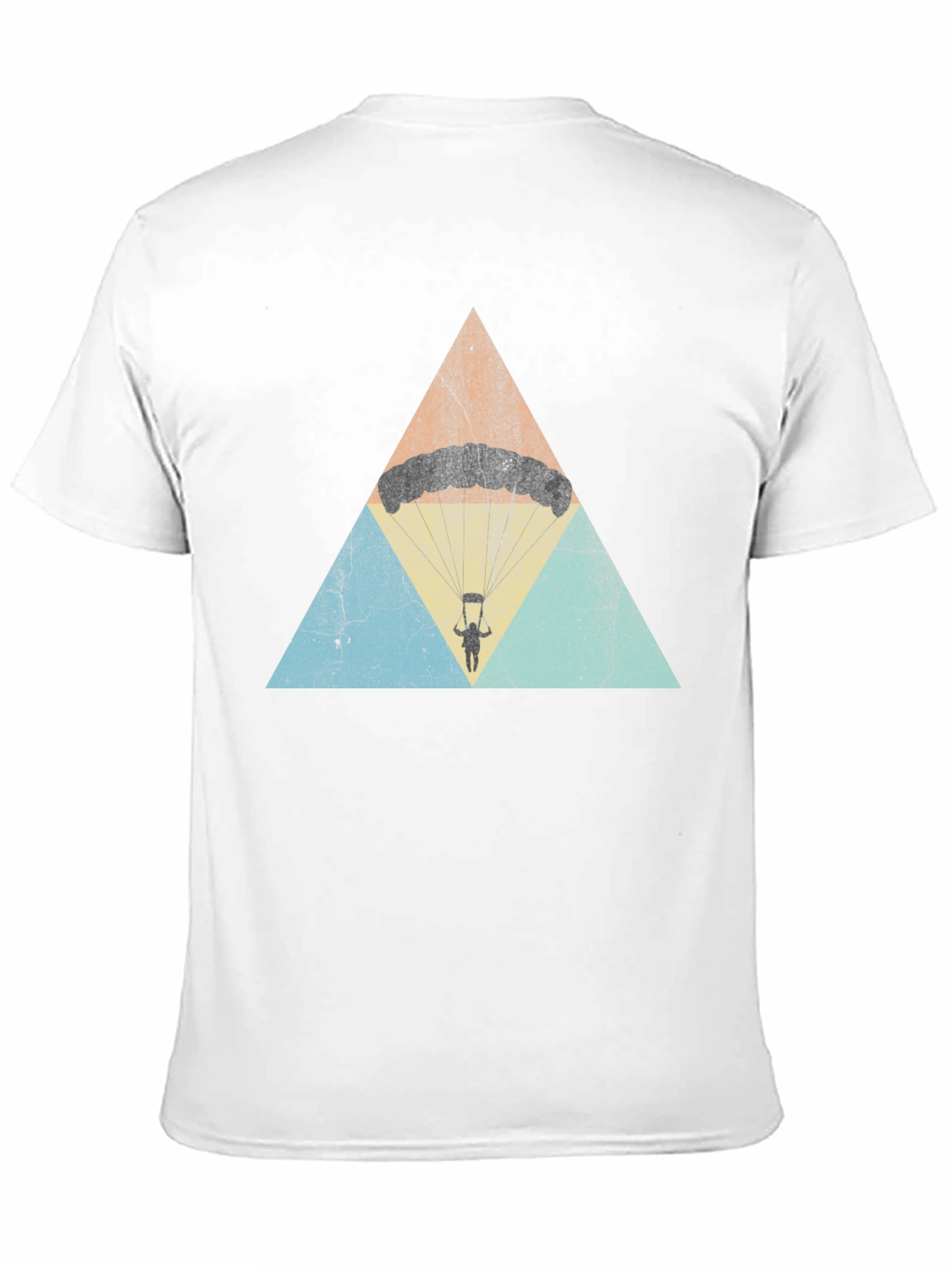 Skydiving Triangle Graphic Tee - Adventure Ready!