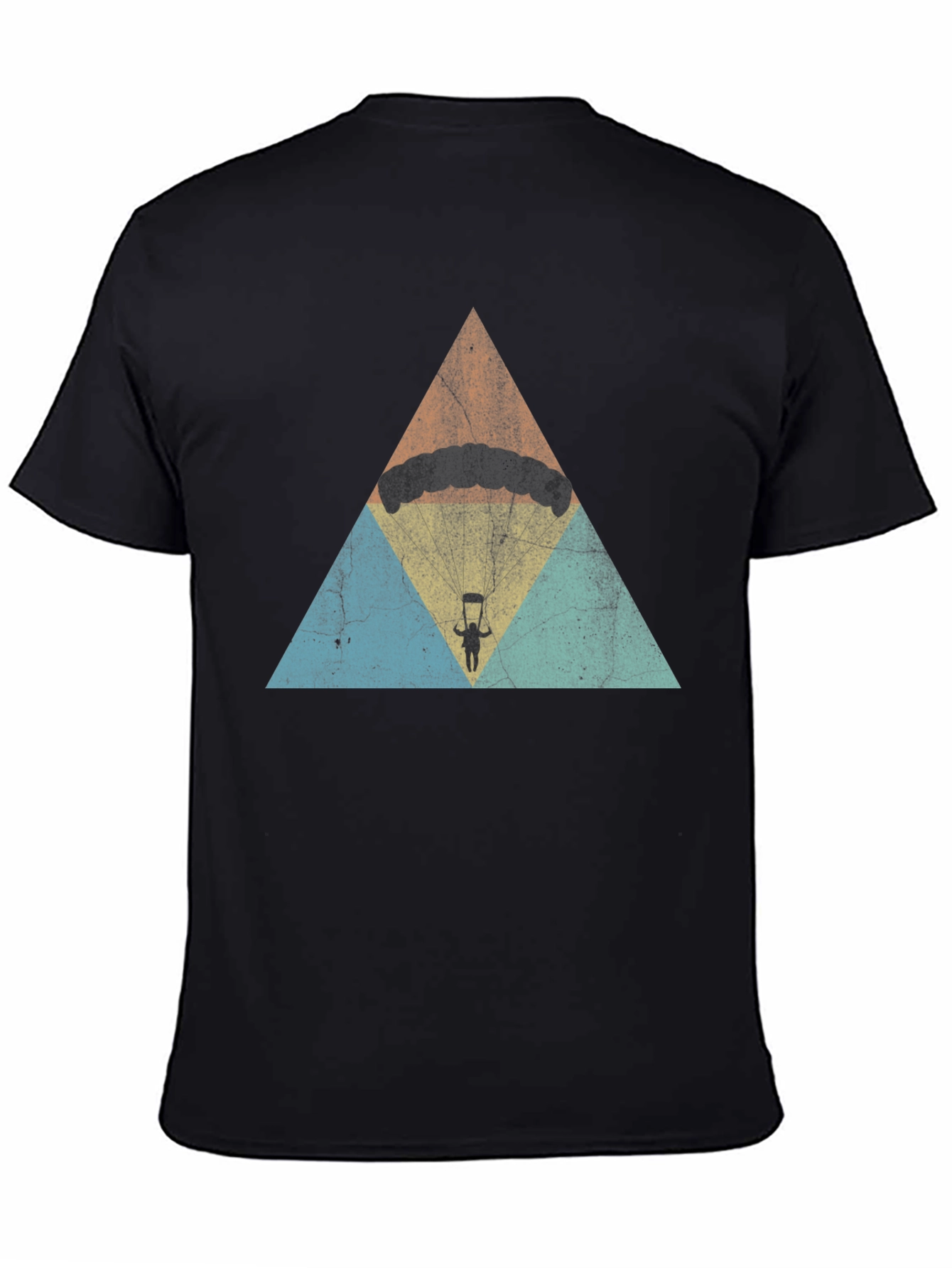 Skydiving Triangle Graphic Tee - Adventure Ready!