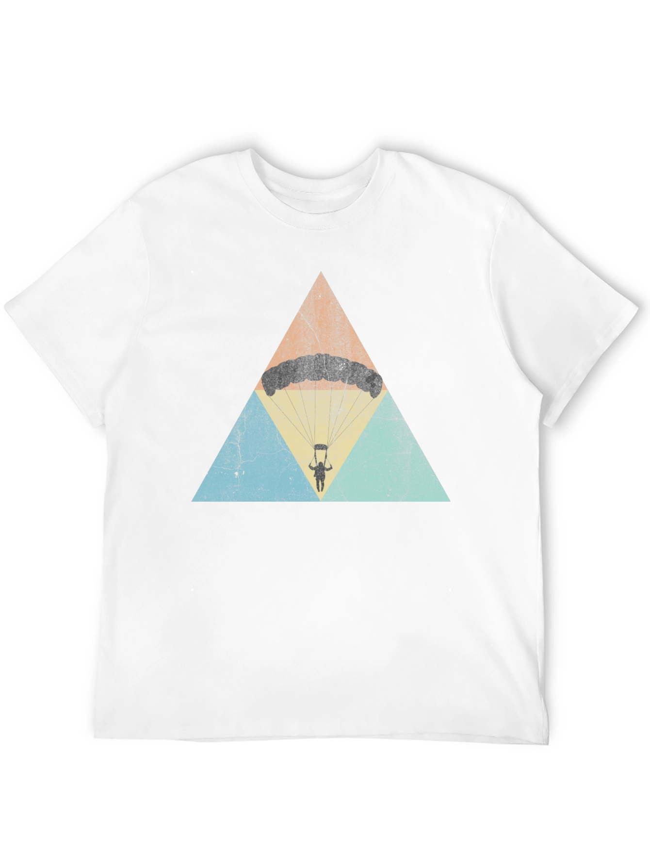 Skydiving Triangle Graphic Tee - Adventure Ready!