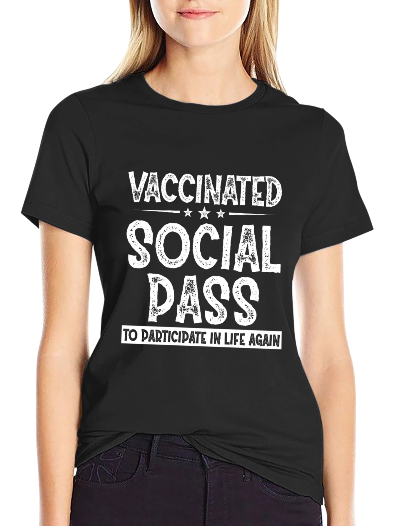 Vaccinated Social Pass T-Shirt