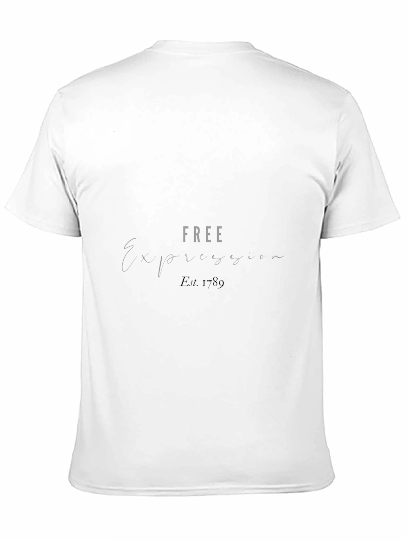 Free Expression Est. 1789 Black T-Shirt