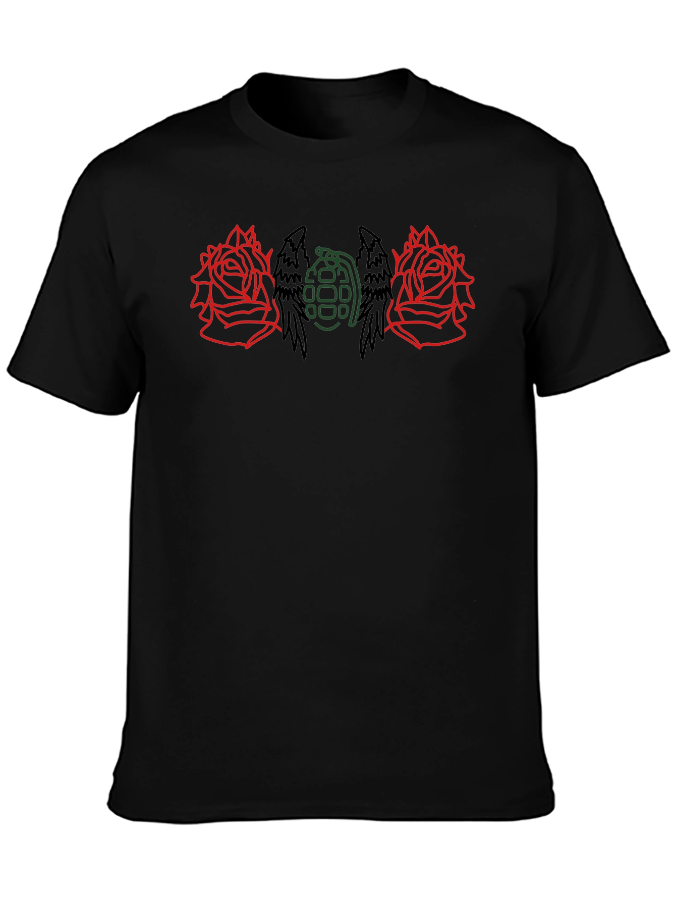 Rose & Grenade Graphic Tee