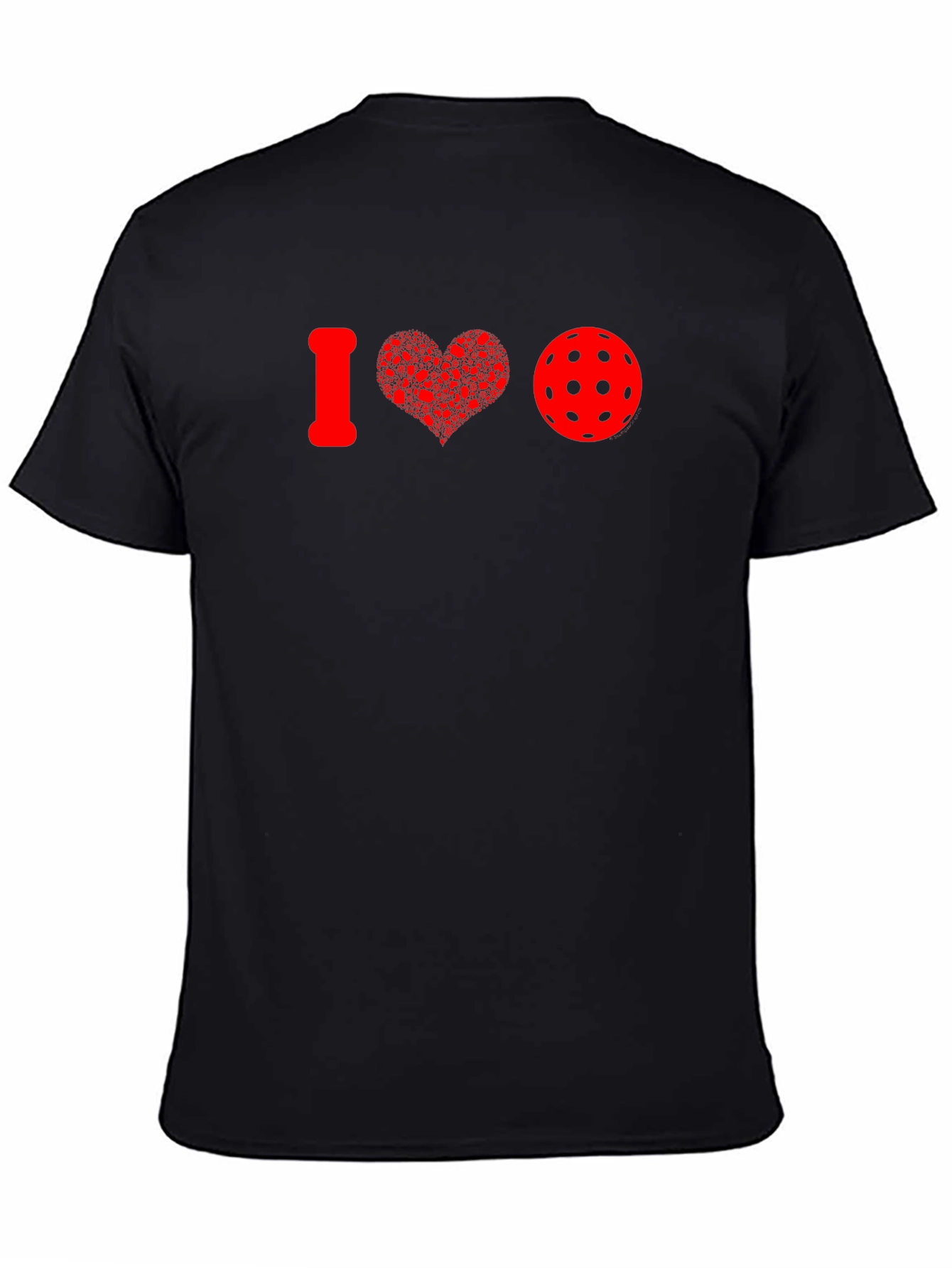 I Heart Pickleball T-Shirt - Red Graphic Tee