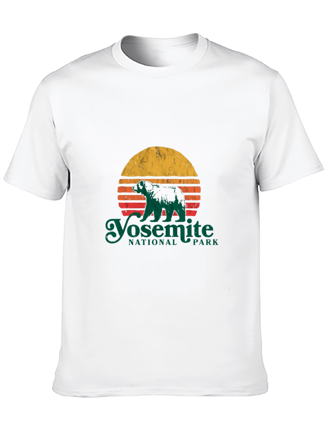 Yosemite National Park Bear T-Shirt - Retro Style Tee