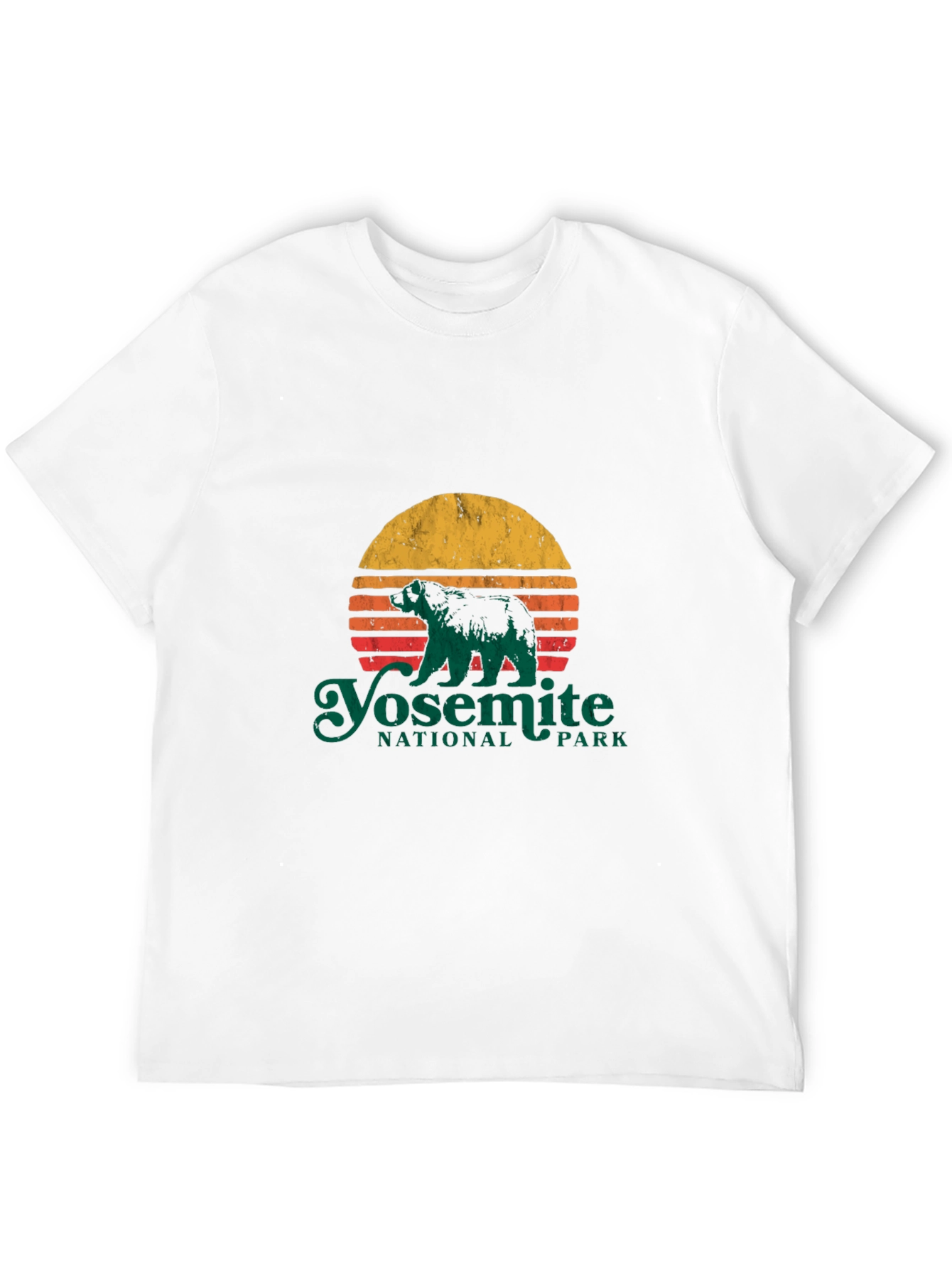 Yosemite National Park Bear T-Shirt - Retro Style Tee