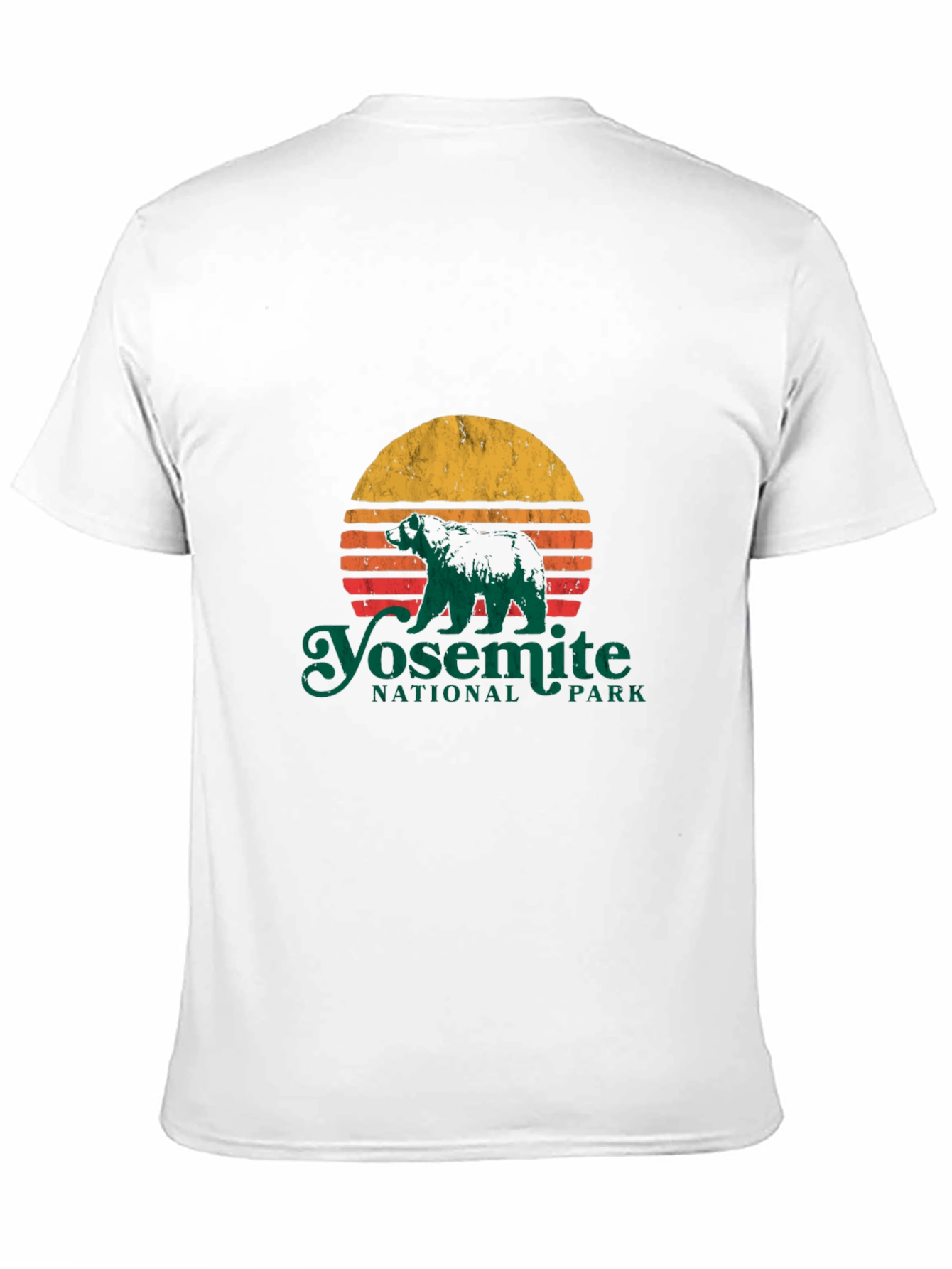 Yosemite National Park Bear T-Shirt - Retro Style Tee