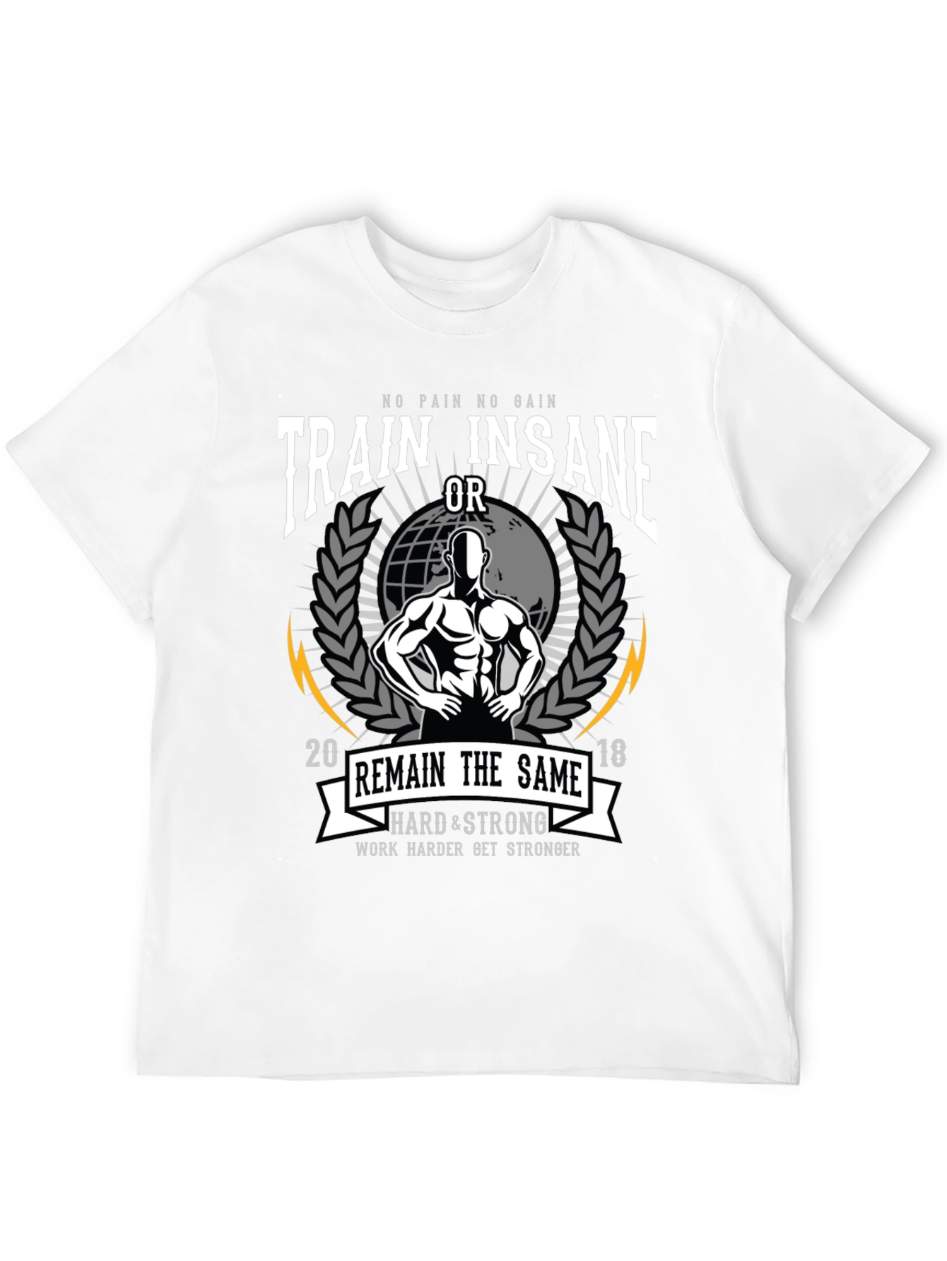 Train Insane Graphic Tee - Fitness Motivation Shirt