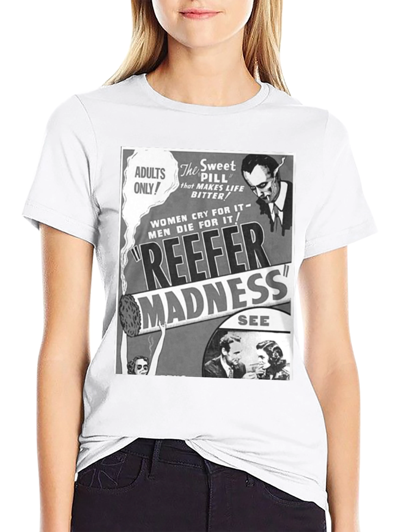 Reefer Madness Graphic Tee - Cult Classic Film T-Shirt