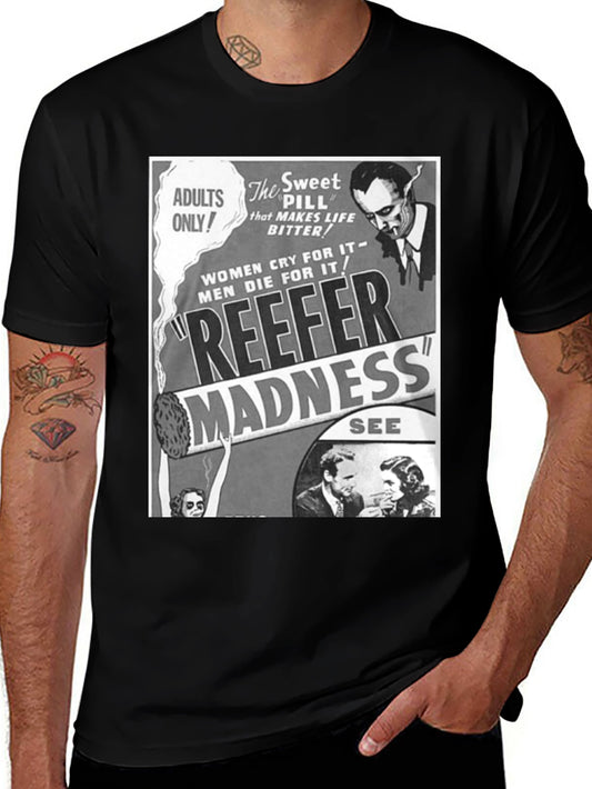 Reefer Madness Graphic Tee - Cult Classic Film T-Shirt