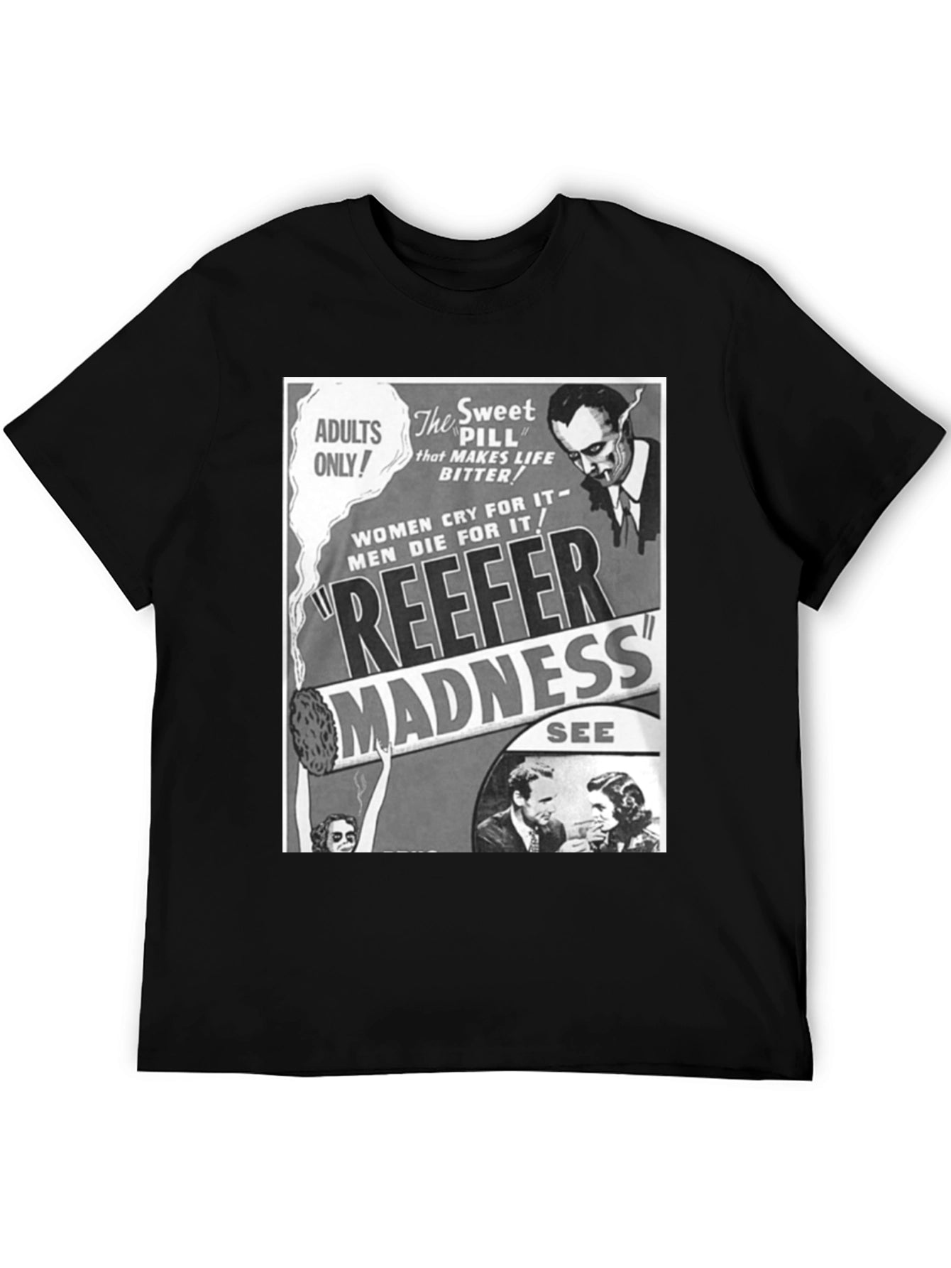 Reefer Madness Graphic Tee - Cult Classic Film T-Shirt
