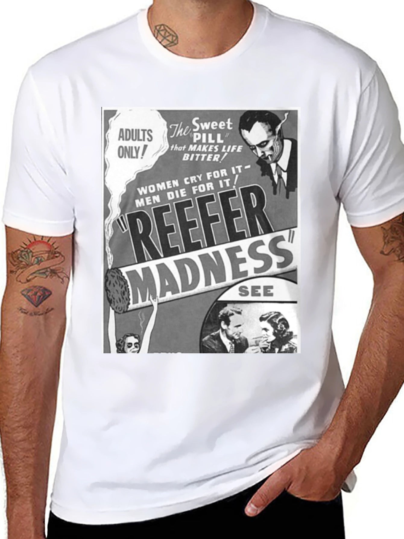 Reefer Madness Graphic Tee - Cult Classic Film T-Shirt