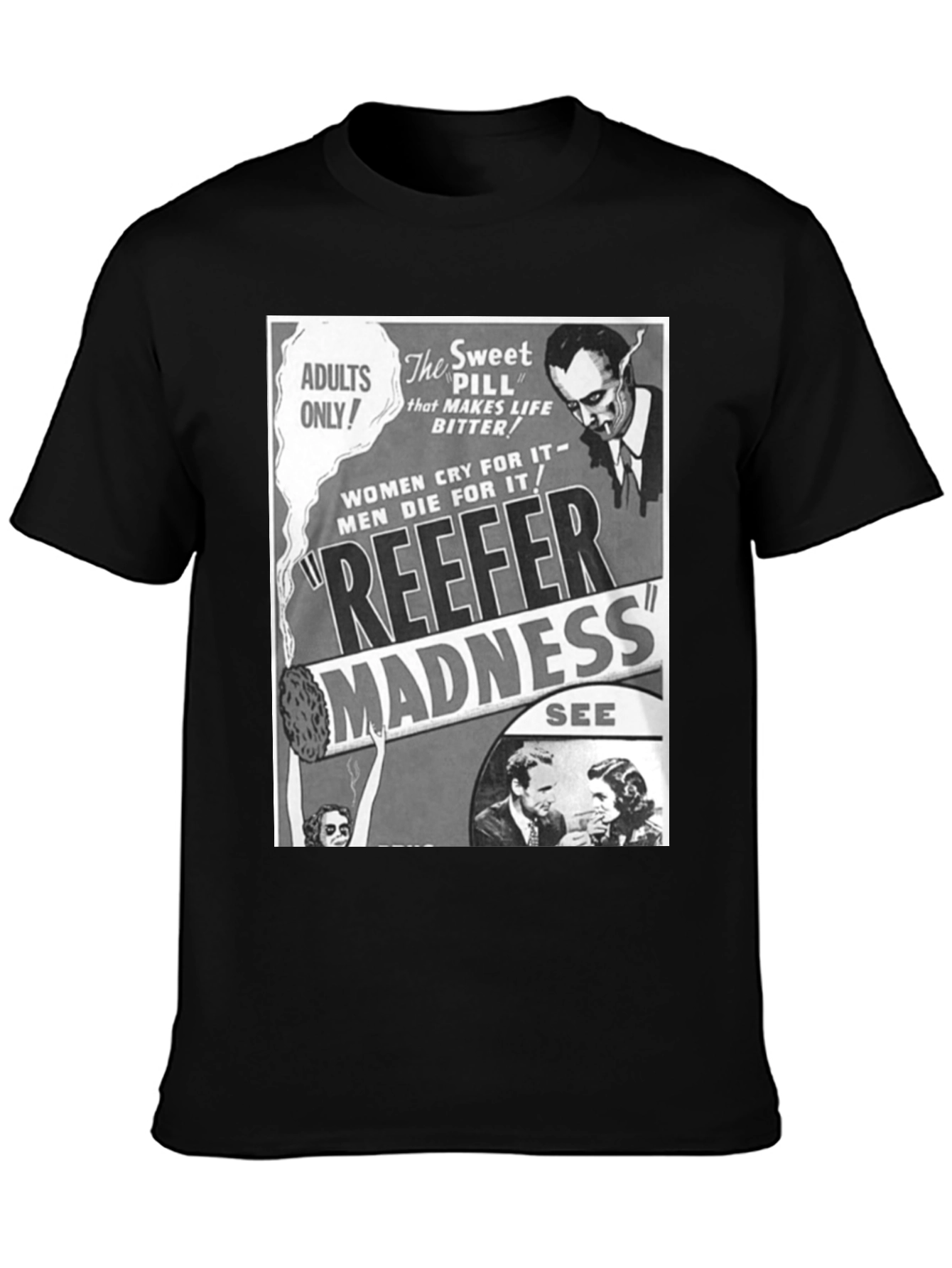 Reefer Madness Graphic Tee - Cult Classic Film T-Shirt