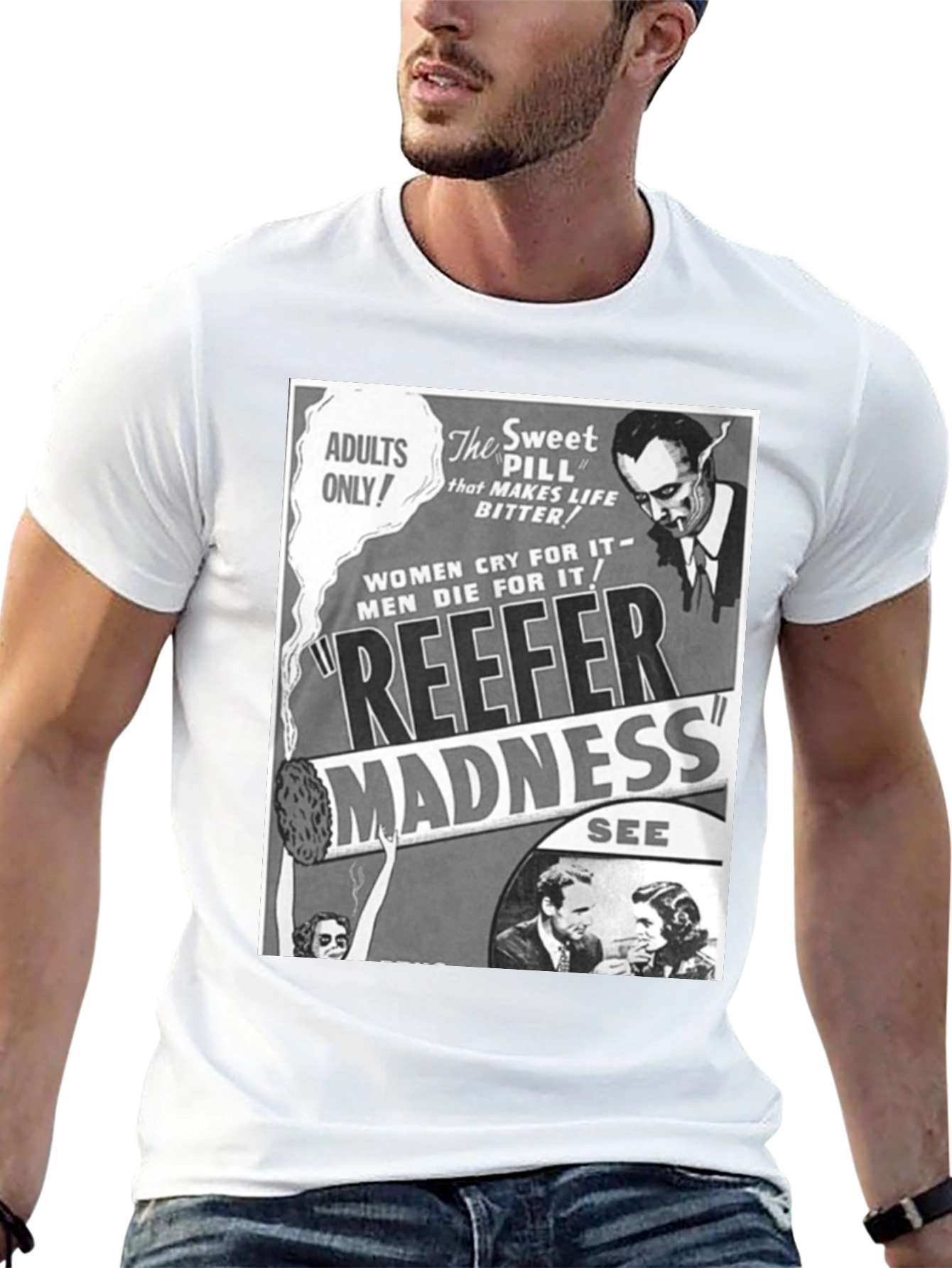 Reefer Madness Graphic Tee - Cult Classic Film T-Shirt