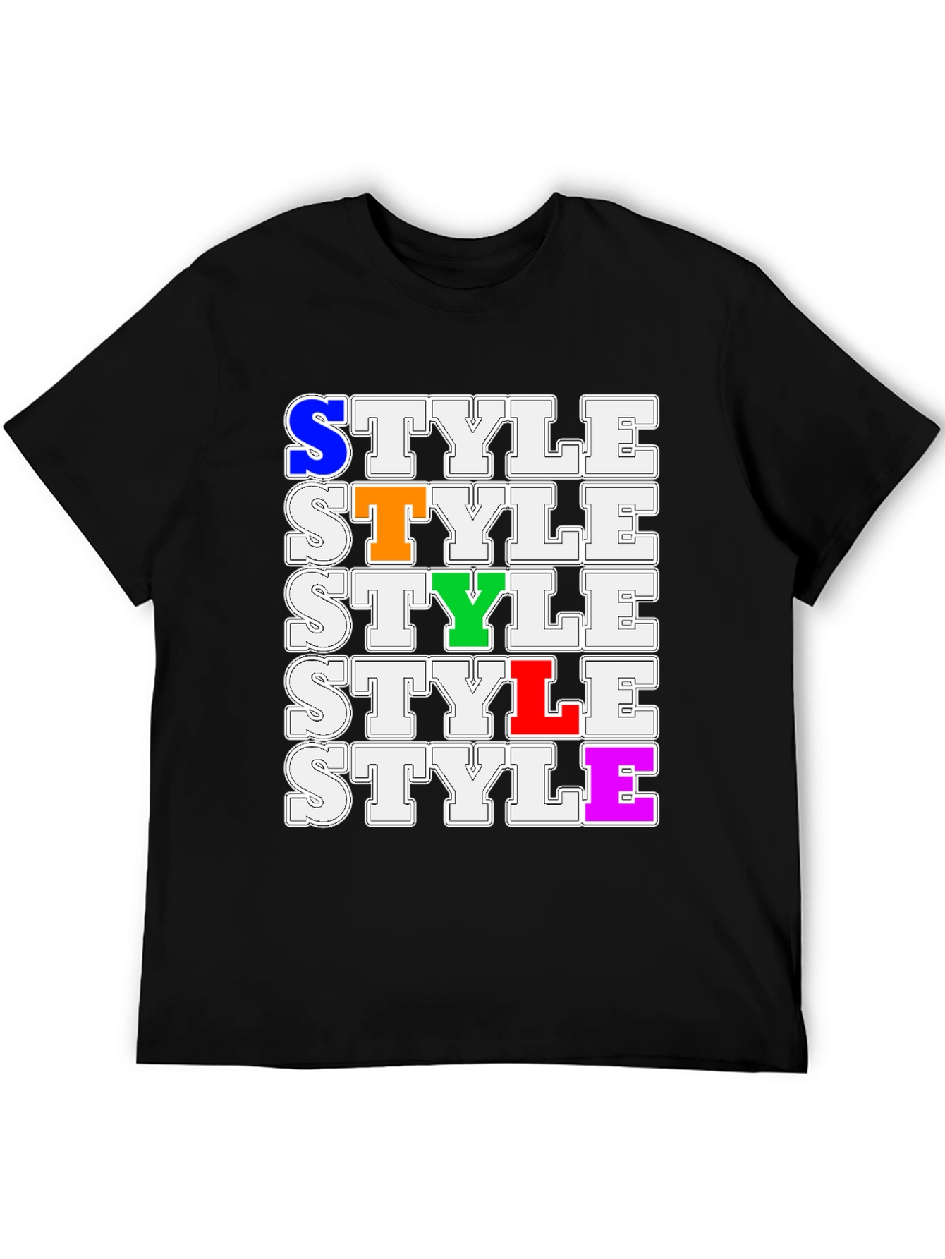 Colorful Style Graphic Tee