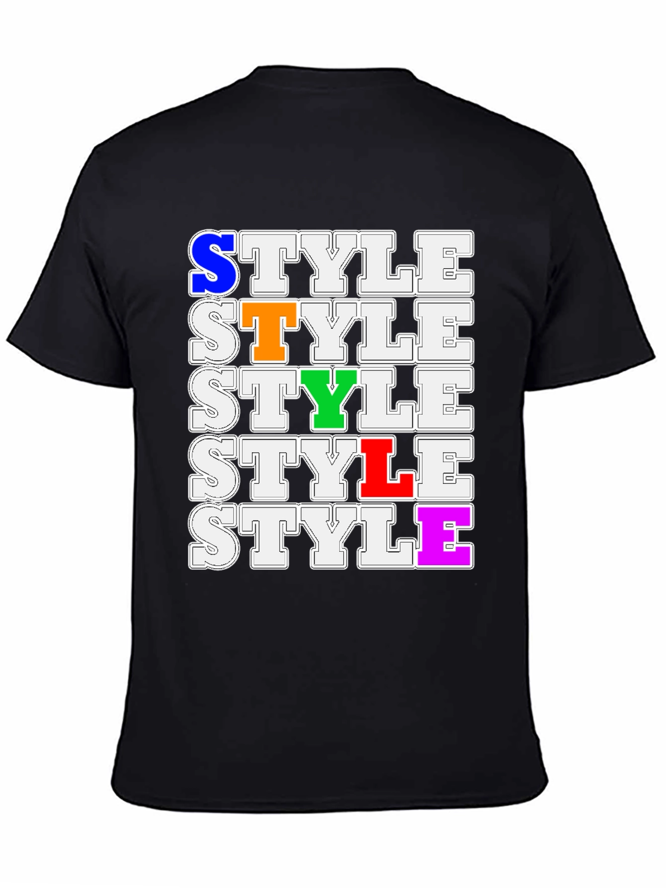 Colorful Style Graphic Tee