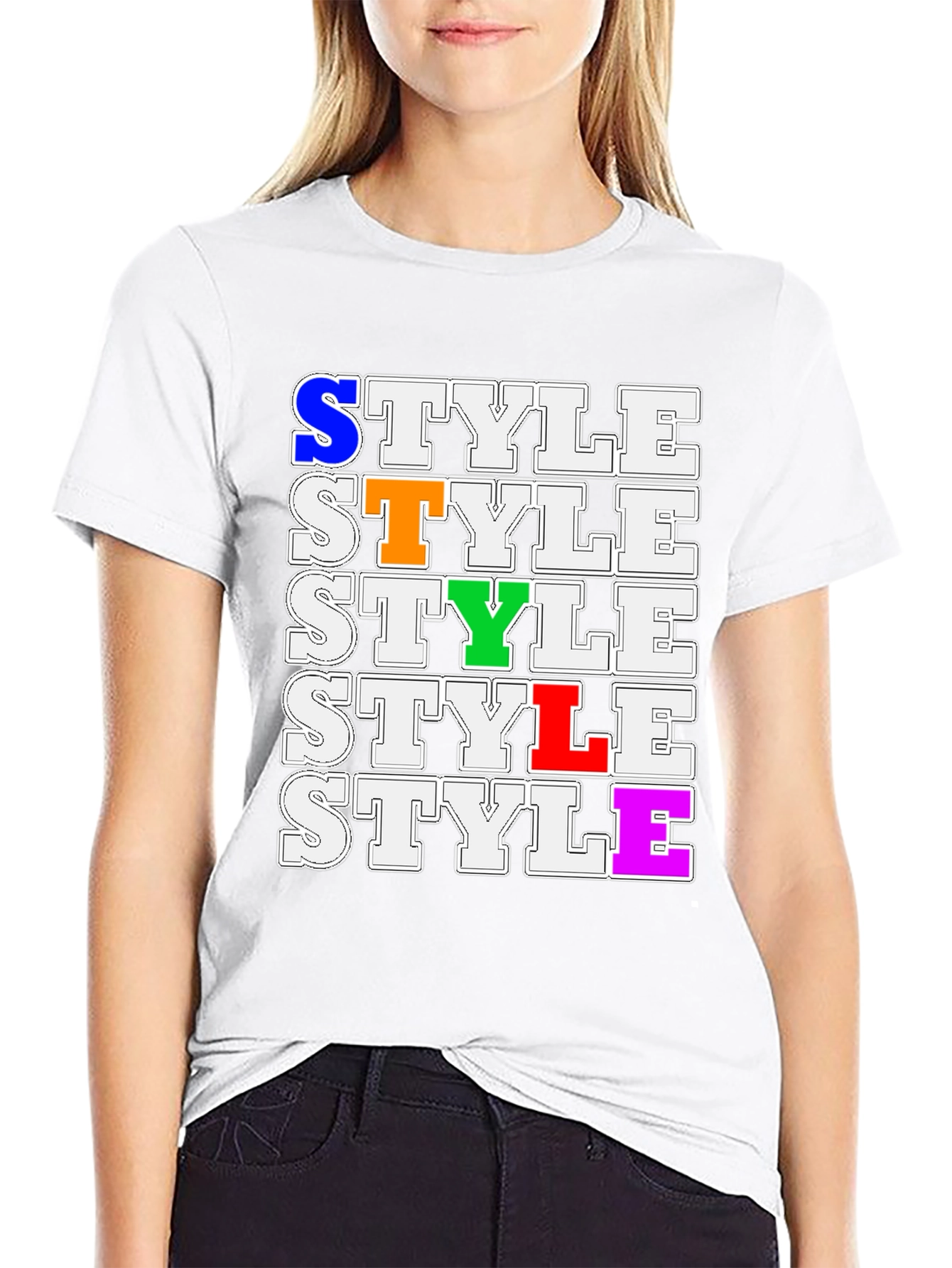 Colorful Style Graphic Tee