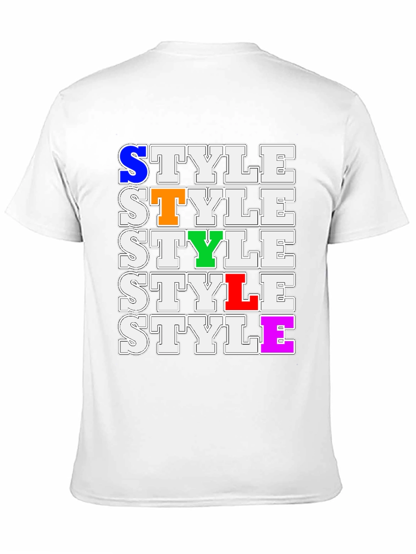 Colorful Style Graphic Tee