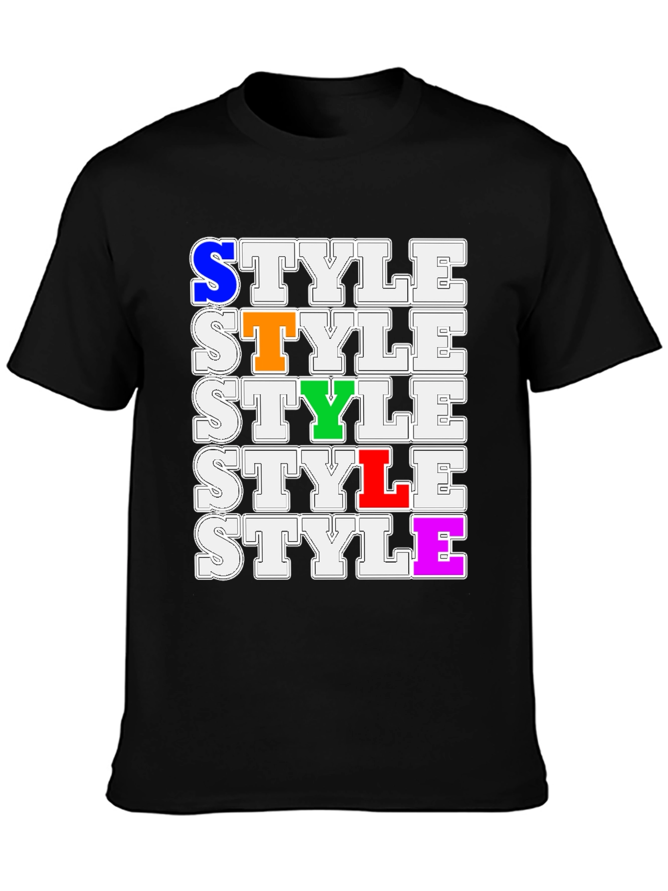 Colorful Style Graphic Tee