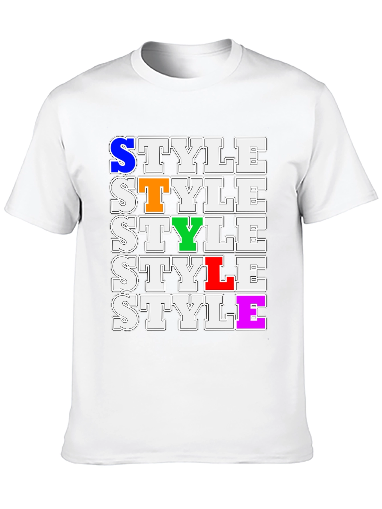 Colorful Style Graphic Tee