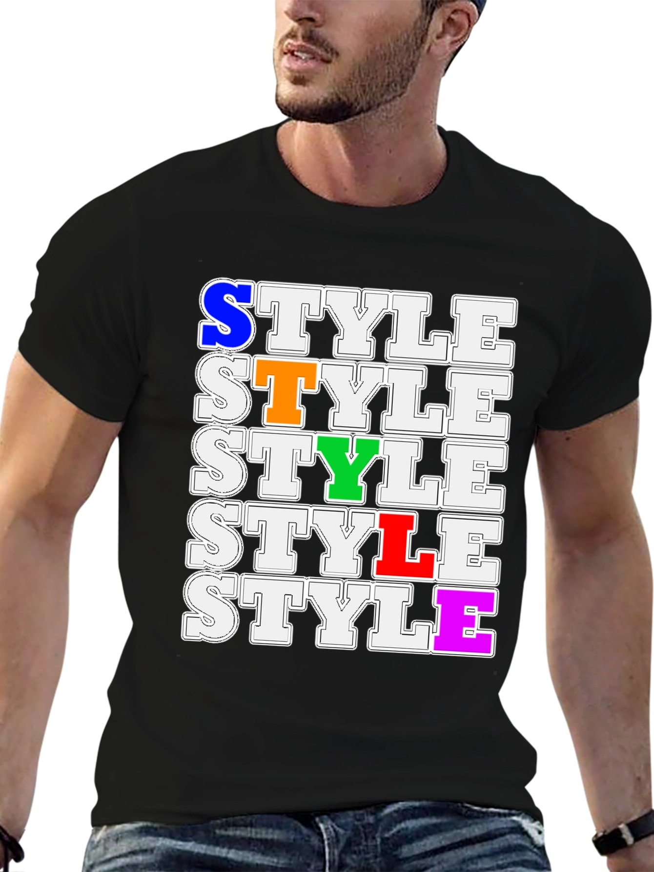 Colorful Style Graphic Tee