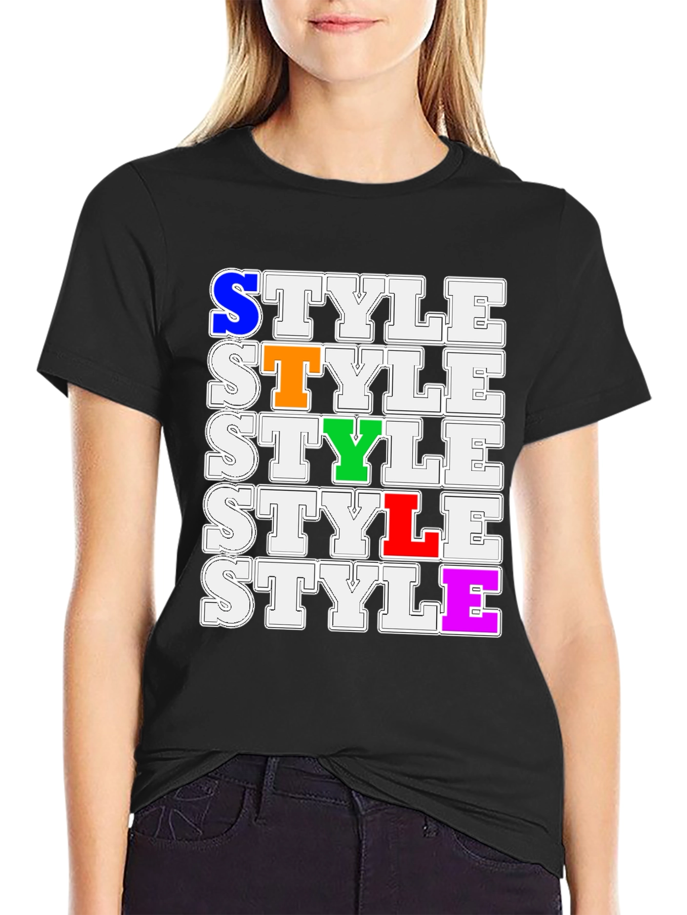 Colorful Style Graphic Tee