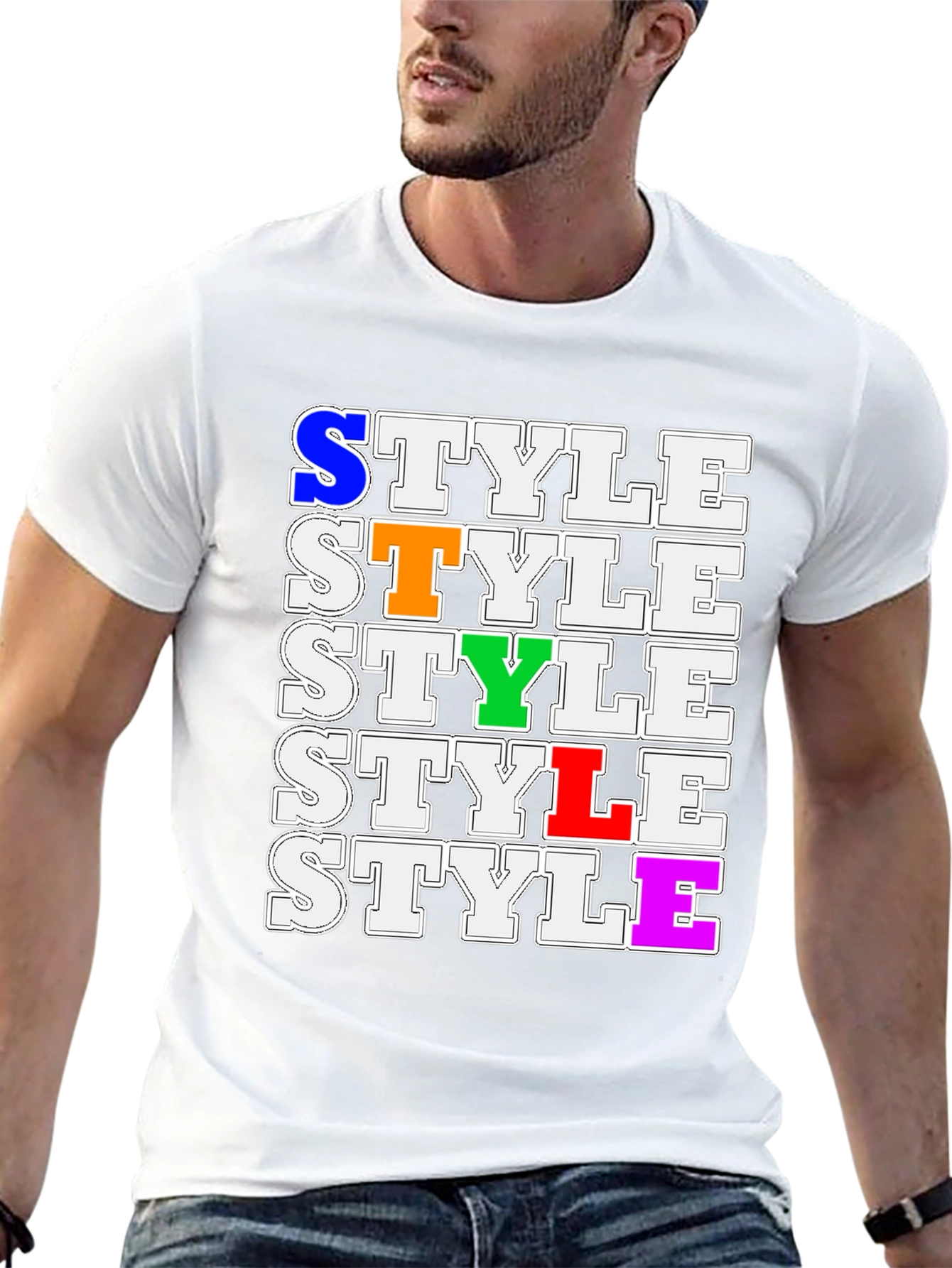 Colorful Style Graphic Tee
