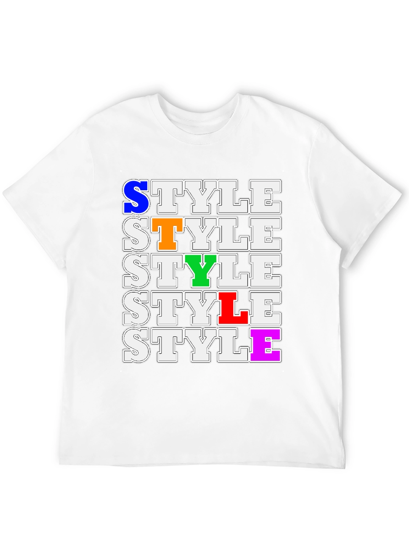 Colorful Style Graphic Tee