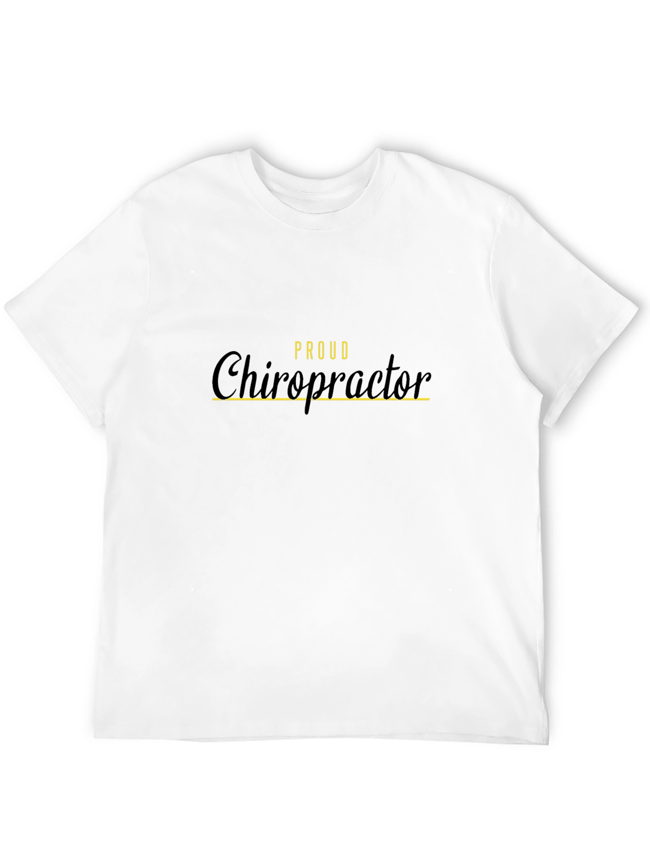 Proud Chiropractor Black T-Shirt
