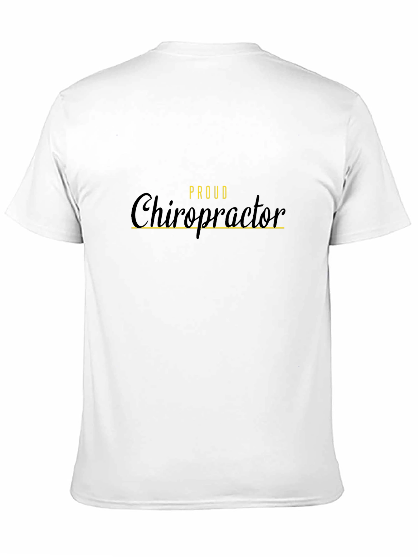 Proud Chiropractor Black T-Shirt
