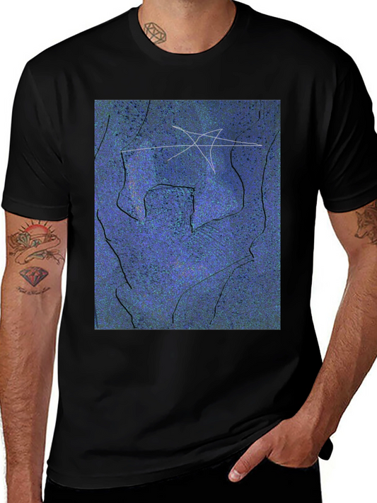 Abstract Art Graphic Tee - Modern Casual Style